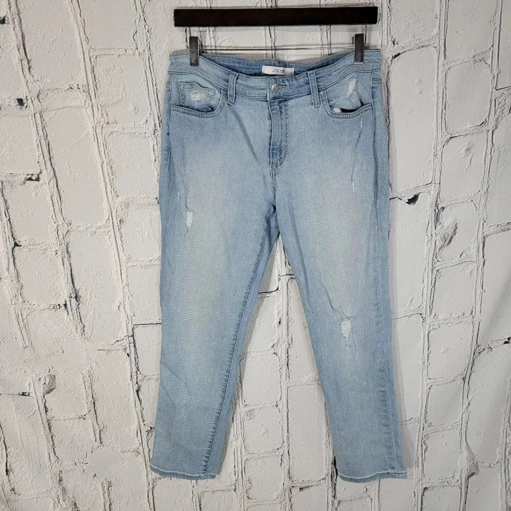 JOES JEANS Womens Sz 29‎ Ankle Cropped Skinny Jeans High Rise Denim Light Wash